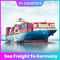 हांगकांग FTW1 25 से 28 कार्य दिवस जर्मनी के लिए समुद्री माल ढुलाई